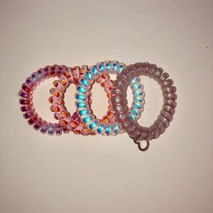 Pack of four no-mark hair ties